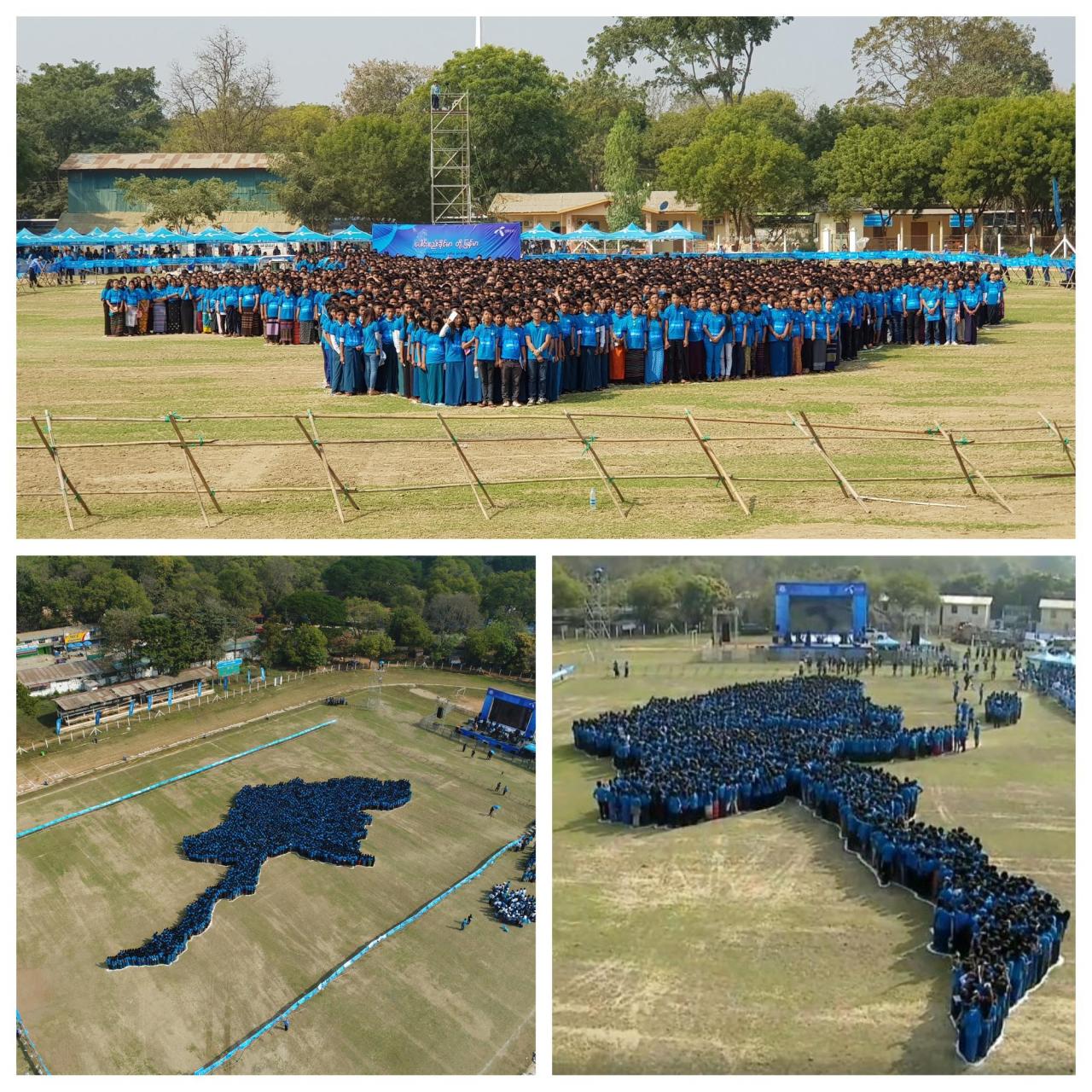 Telenor Guinness World Record event in Myanmar